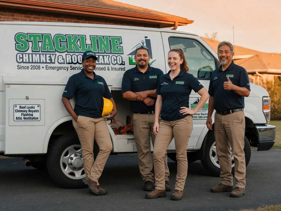 Chimney flashing repair company in Anna, TX